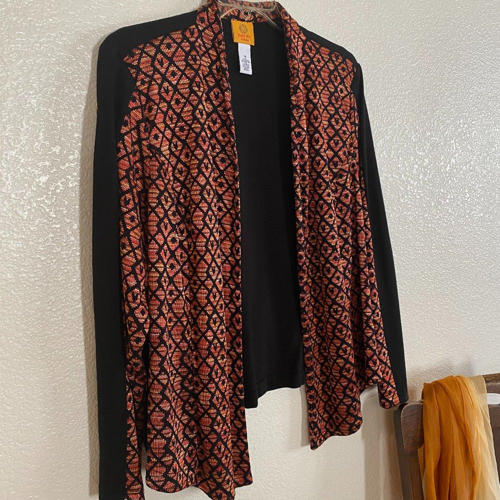 RUBY ROAD Open Front Cardigan - Picture 3 of 14
